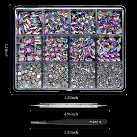 Cycullinyt glass crystal facets reflecting light to boost visible brilliance