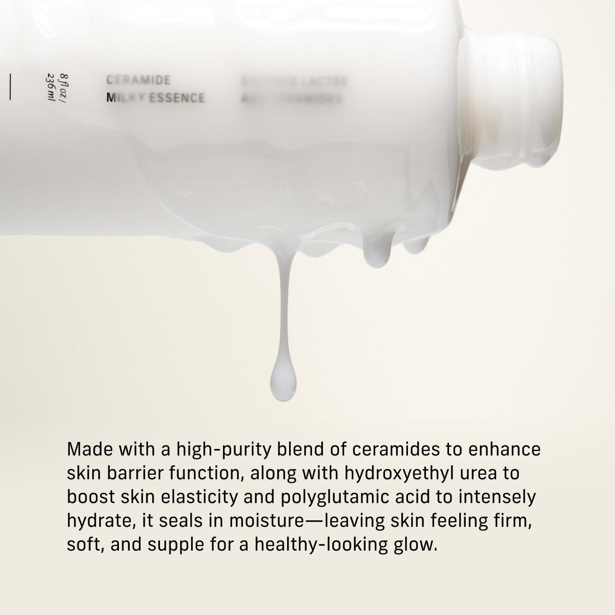 CYKLAR ingredient panel close-up highlighting ceramide blend and humectants benefit