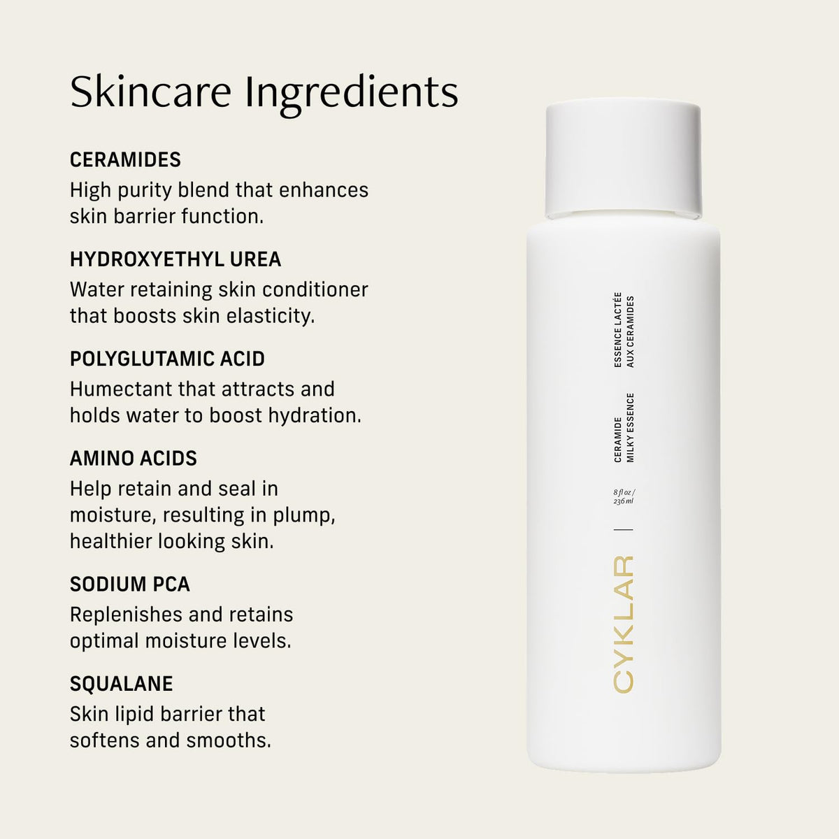 CYKLAR bottle styled on bathroom shelf suggesting daily self-care benefit