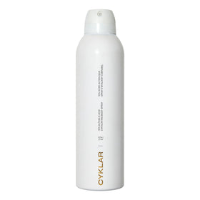 CYKLAR front bottle showing label and benefit of easy exfoliation