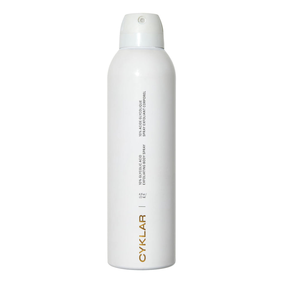 CYKLAR front bottle showing label and benefit of easy exfoliation