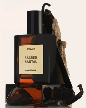 CYKLAR Sacred Santal roller close-up highlighting precise application for control