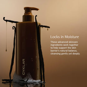 CYKLAR close-up of Vanilla Verve label highlighting fragrance notes and premium branding