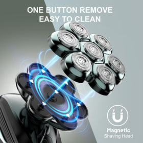 Cyruzi close-up of 7D floating blades for smoother, irritation-free shave