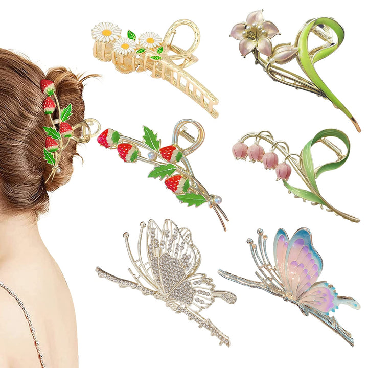 Cysincos front packaging showing six metal hair clips and variety benefit
