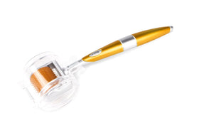 CYSSUS roller needle close-up highlighting 192 titanium needles for durable precision