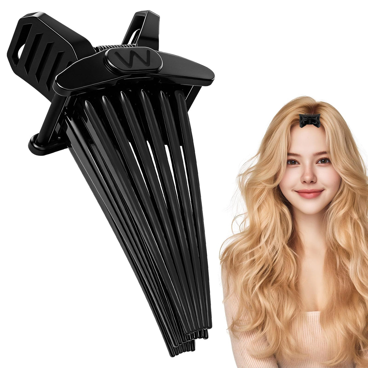 CYUXING front view showing compact root lift clip and clear design benefit
