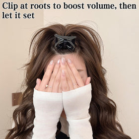 CYUXING side profile clipped at crown demonstrating instant visible volume