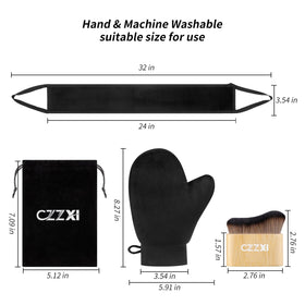 CZZXI long back applicator full length with dual handles for easy solo coverage