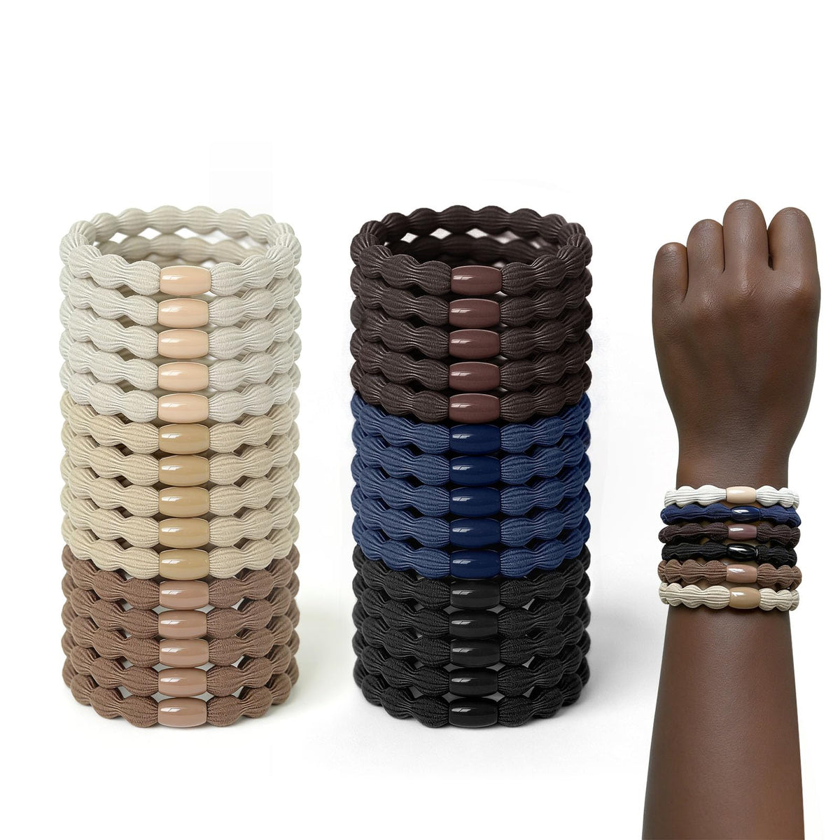 CZZXI set used to create buns and braids demonstrating versatile styling options