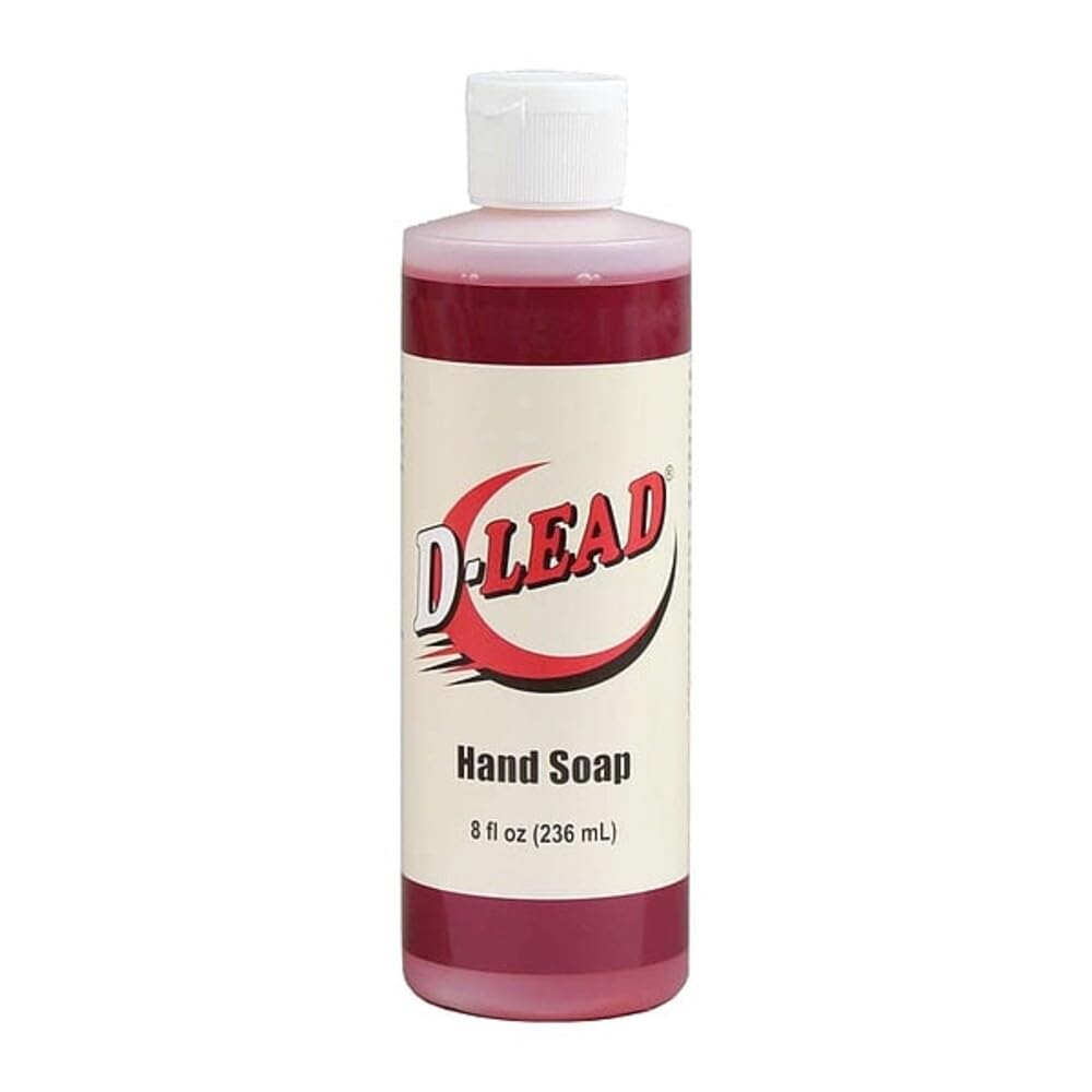 D-Lead front label on 8-ounce bottle showing product name and cleanup purpose