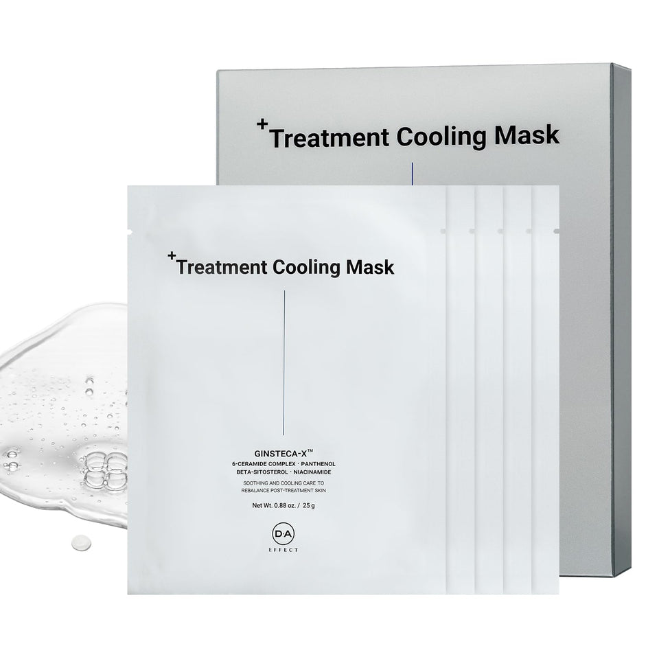 DA EFFECT front packaging showing calming, clinical mask benefits