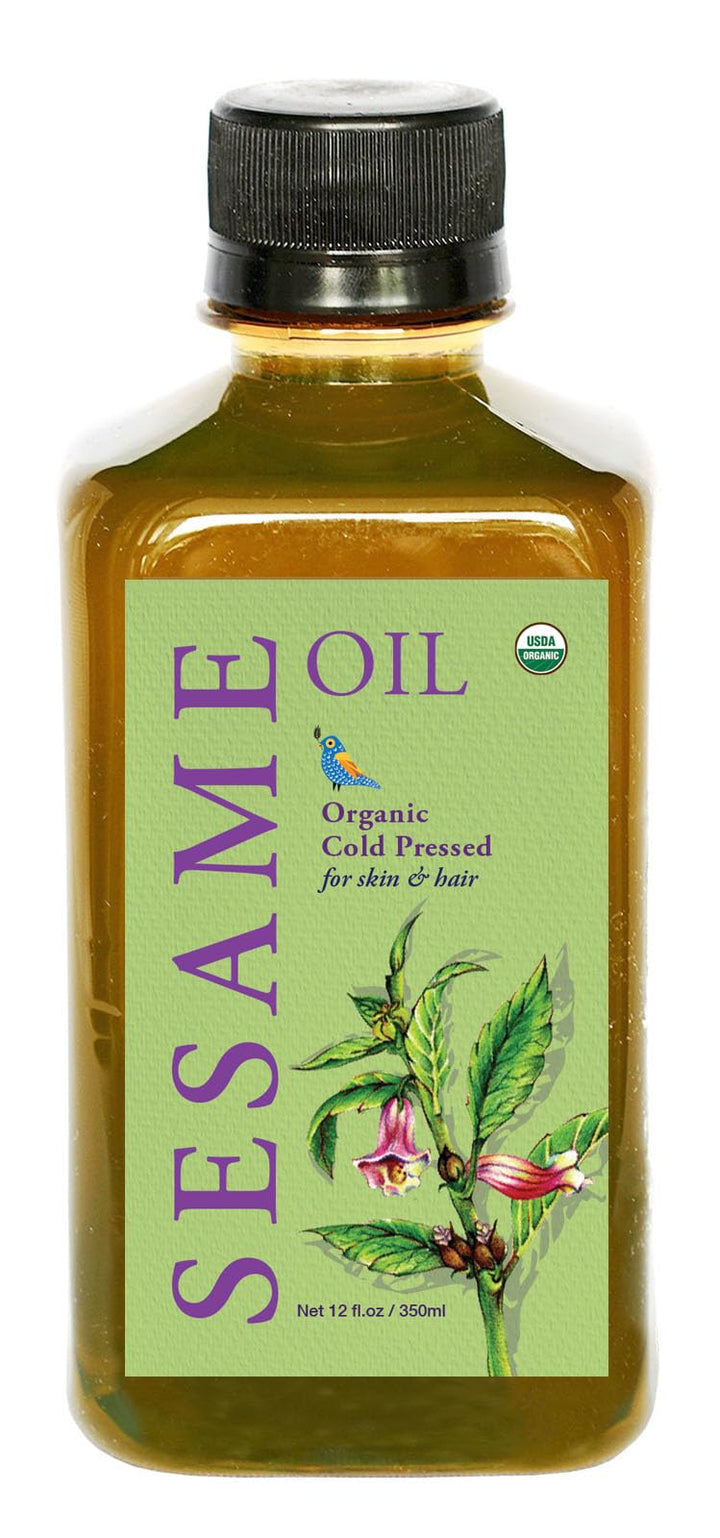 DAANA front bottle view showing organic sesame oil and clarity benefit