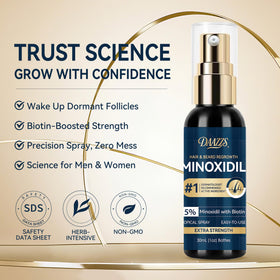 DAAZZS spray nozzle close-up for precise, measured topical application