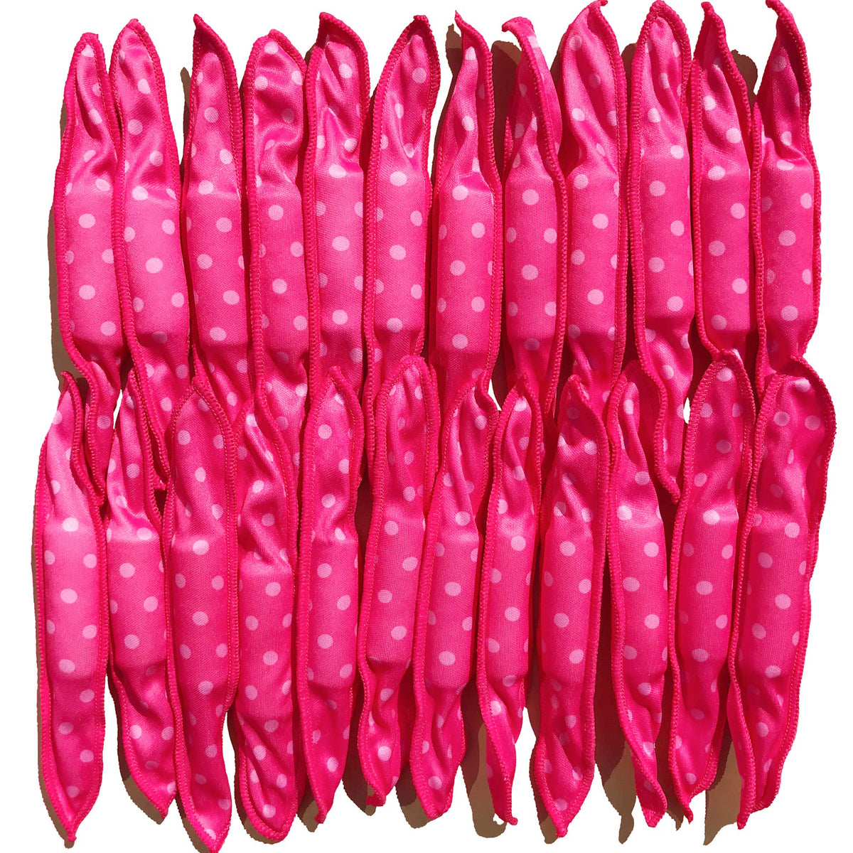 Dababell front packaging showing 40 rose-red pillow rollers and benefits