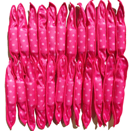 Dababell front packaging showing 40 rose-red pillow rollers and benefits