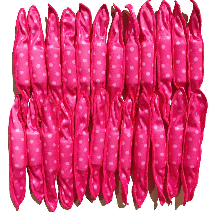 Dababell front packaging showing 40 rose-red pillow rollers and benefits