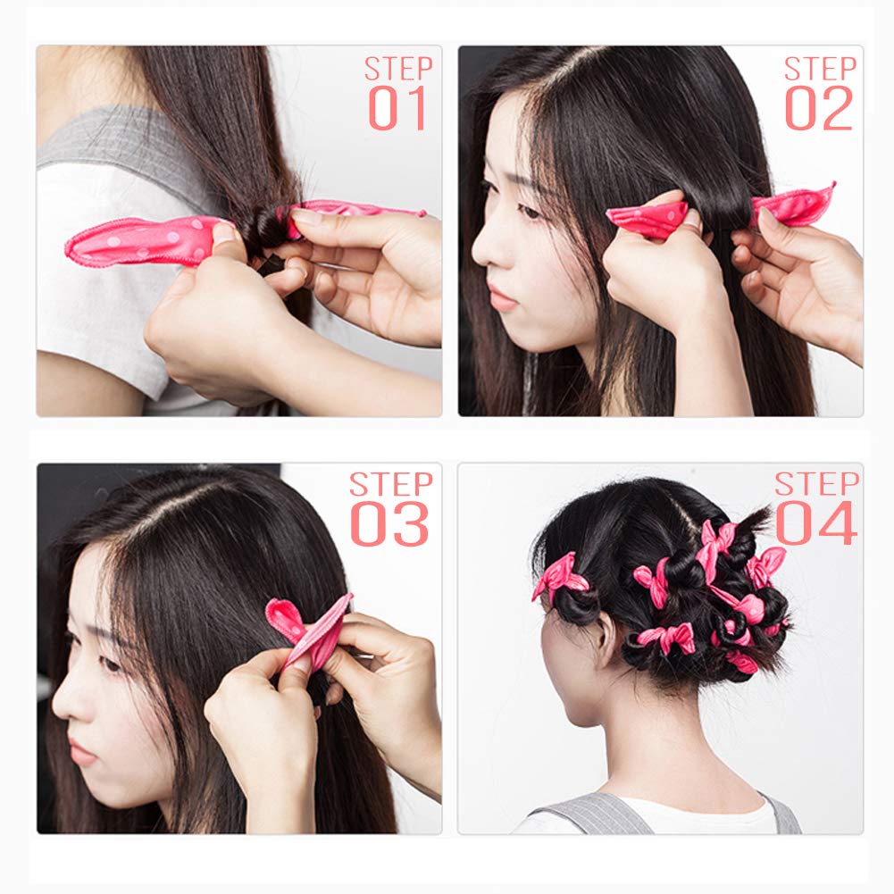 Dababell roller in hand showing large size for loose waves and volume