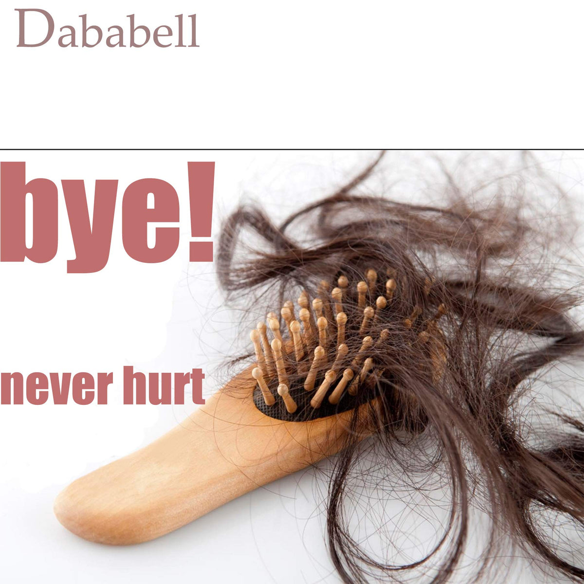 Dababell finished loose waves after using rollers showing soft natural curl