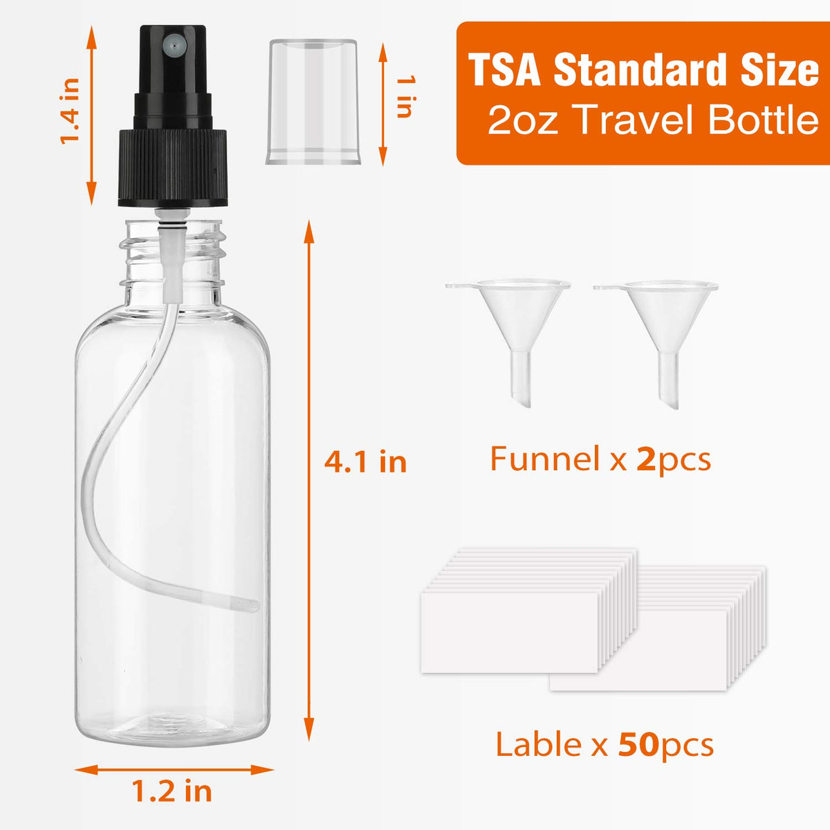 Dabacc bottle in hand illustrating 2 oz size for travel portability