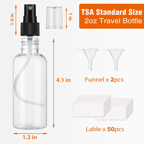 Dabacc bottle in hand illustrating 2 oz size for travel portability