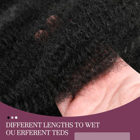 DACAI XIU hand installing crochet Marley twist showing quick, time-saving benefit