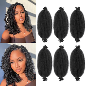 DACAI XIU front packaging of 10-inch Marley twists showing six reusable packs