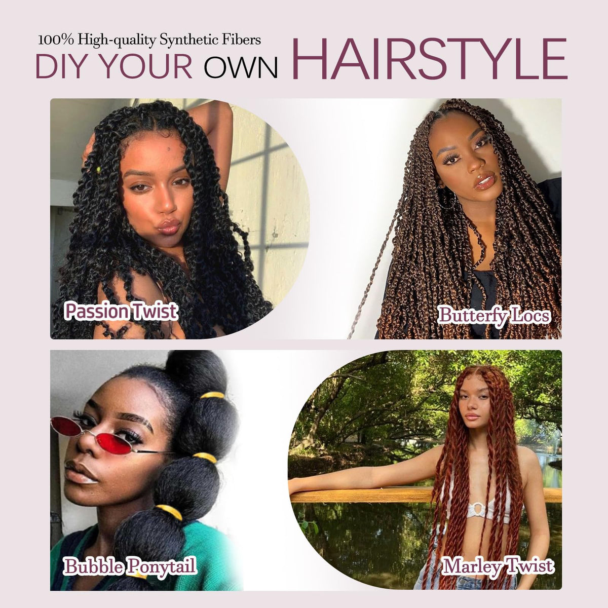 DACAI XIU styled half-up twist showcasing voluminous natural-looking finish