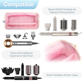 dadop internal layout with Airwrap and attachments keeping tools organized