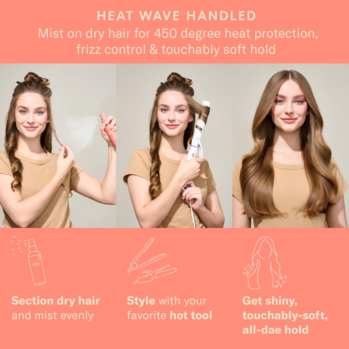 DAE label detail focused on key ingredients and vegan, sulfate-free benefit