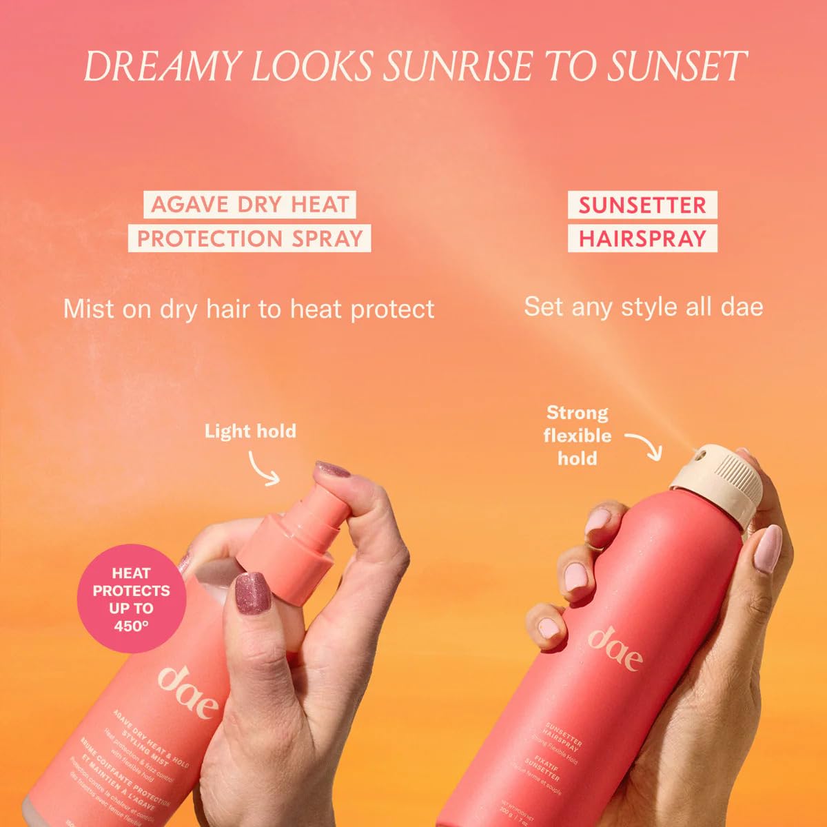 DAE bottle on bathroom vanity styling scene for everyday routine benefit