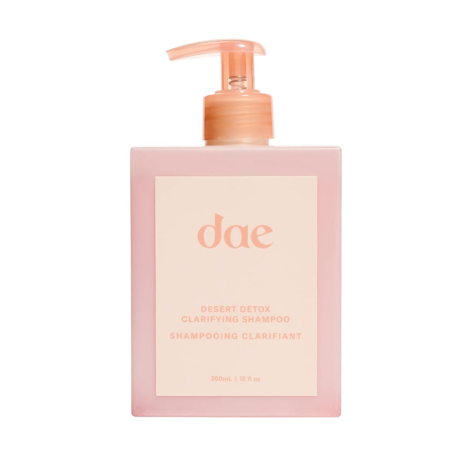 DAE Desert Detox bottle front shows clear labeling and deep-clean benefit