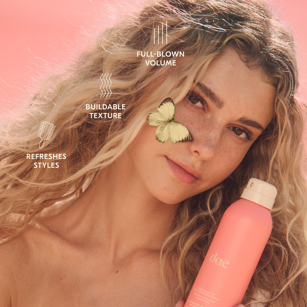 DAE Fairy Blaster creating mid-length separation and texture for effortless styling