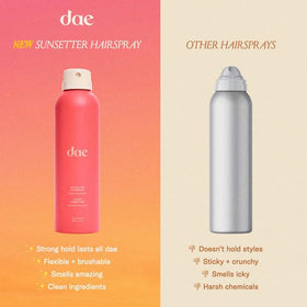 DAE Sunsetter superfine mist demonstrating even coverage and nonsticky finish