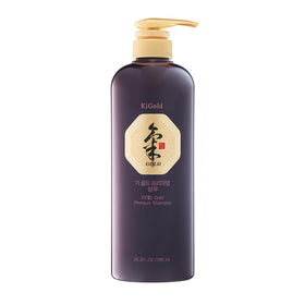 Daeng Gi Meo Ri close-up of Ki Gold label highlighting herbal formula benefit