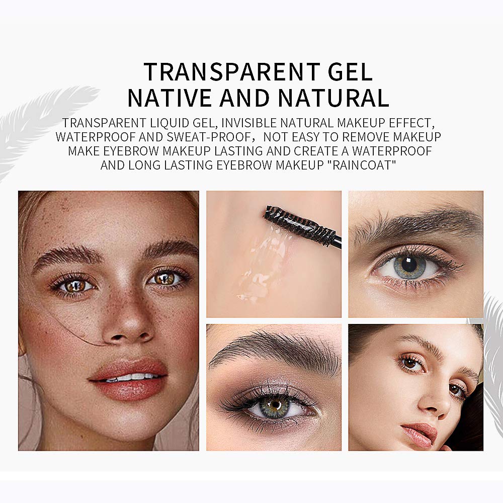 DAGEDA before and after brows comparison showing natural fuller shape