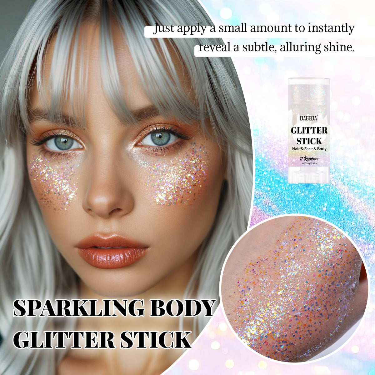 DAGEDA stick open twist-up revealing product tip for precise application