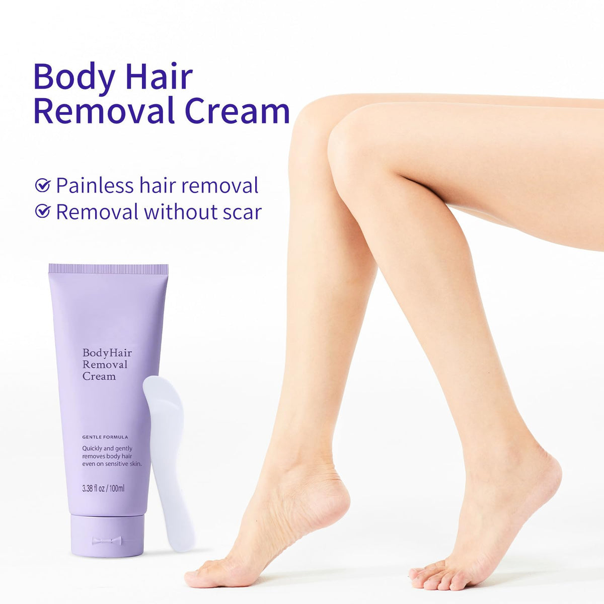 DaiLaiFu cream texture close-up showing smooth consistency for gentle removal