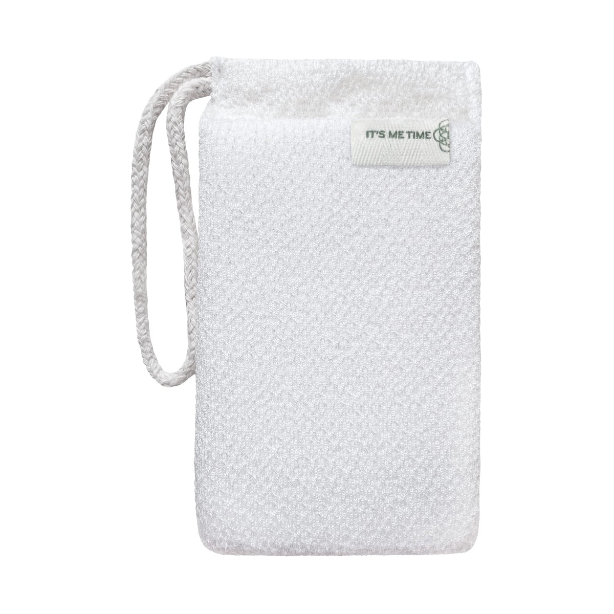 DAILY CONCEPTS close-up of soy-based sponge and organic cotton texture — shows gentle exfoliation benefit