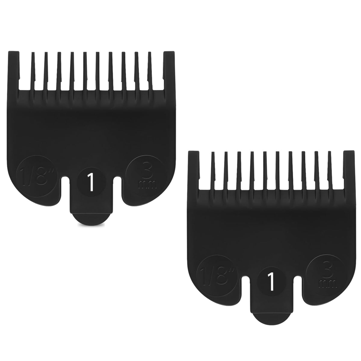 Dairrr Fuuu guide comb in barbershop use with stylist trimming client hair for consistent results