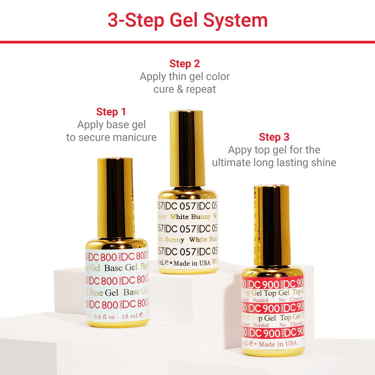 DAISY DND applied on nails showing glossy, long-lasting wear