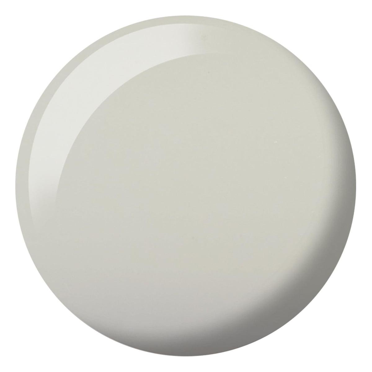 DAISY DND brush stroke swatch showing sheer milky white buildability