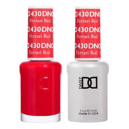 DAISY DND front packaging showing Ferrari Red duo and bold color payoff