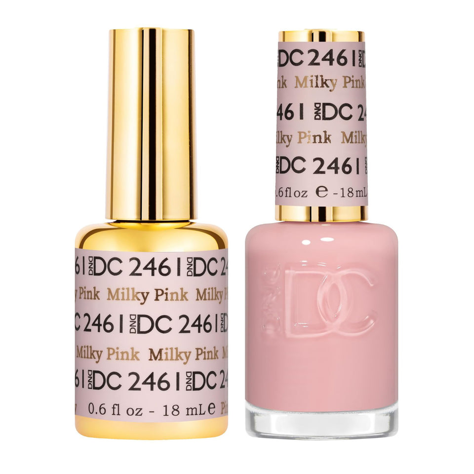 DAISY DND front packaging showing both milky pink bottles and benefits