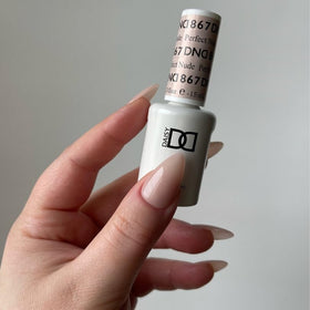 DAISY DND duo in a travel beauty bag for convenient on-the-go touch-ups