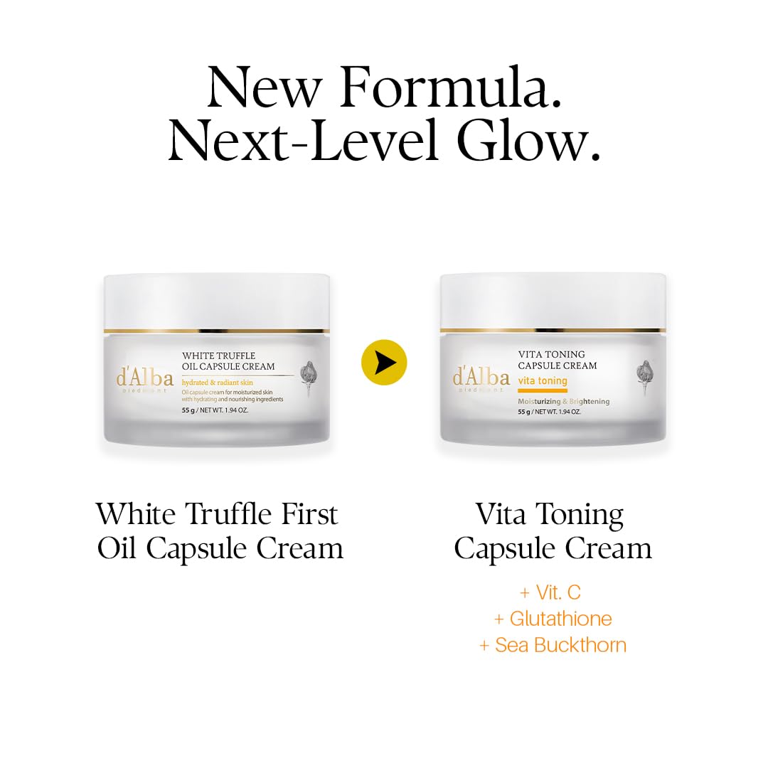 d'alba Piedmont open jar showing lightweight cream texture and fast absorption benefit