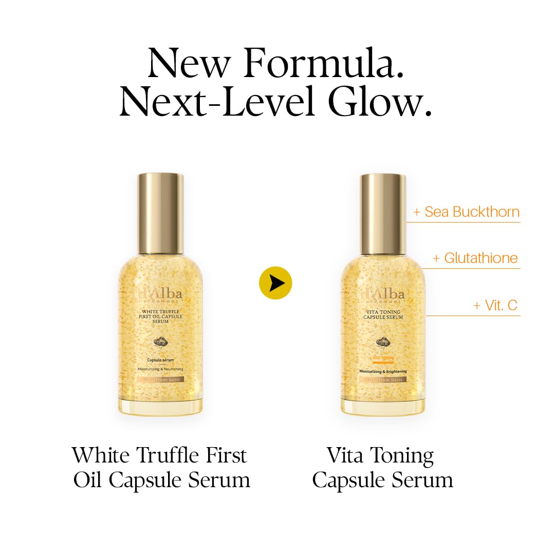 d'alba Piedmont capsule texture close-up revealing micro-capsules for fresh vitamin delivery