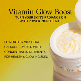 d'alba Piedmont cream spread on hand demonstrating smooth application and non-greasy benefit