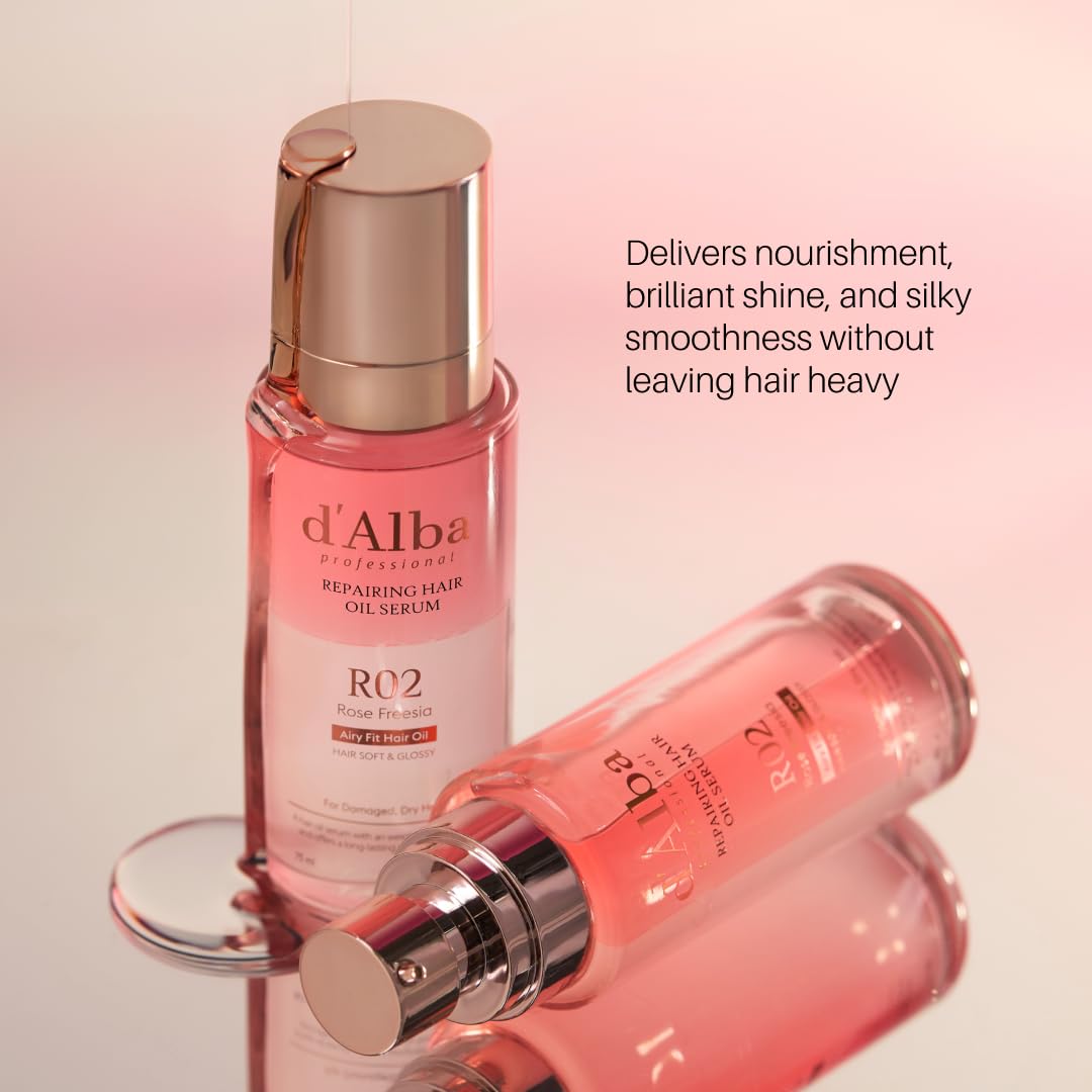 d'alba Piedmont close-up of the dual-layer oil and serum showing balanced delivery