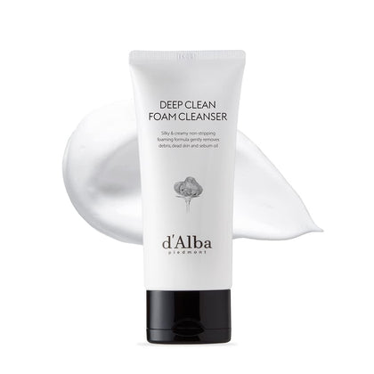 d'alba Piedmont cleanser front packaging showing product and brand benefits